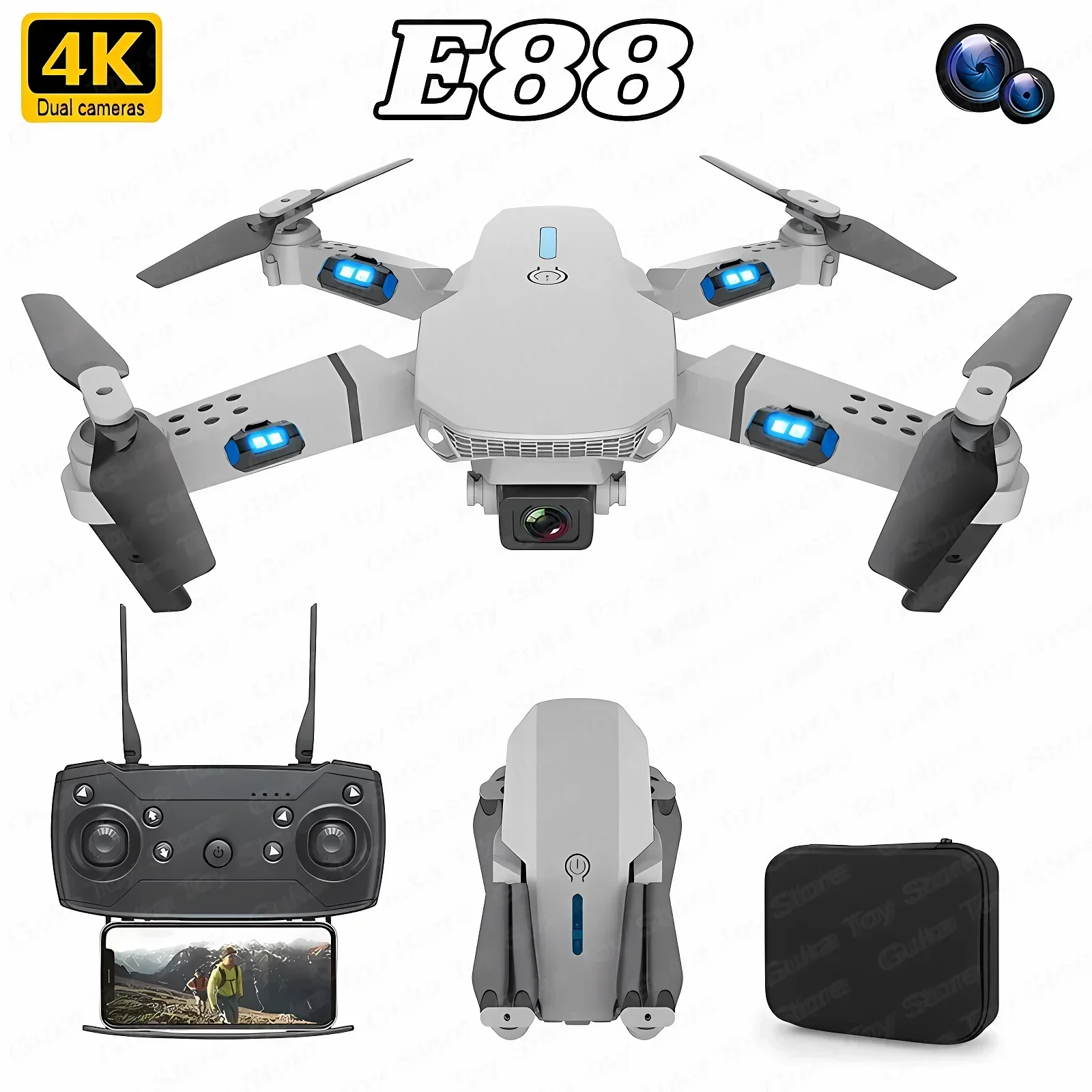 E88 Pro WIFI FPV Drohne Weitwi – Drone Camera 4K Bewertung und Preis