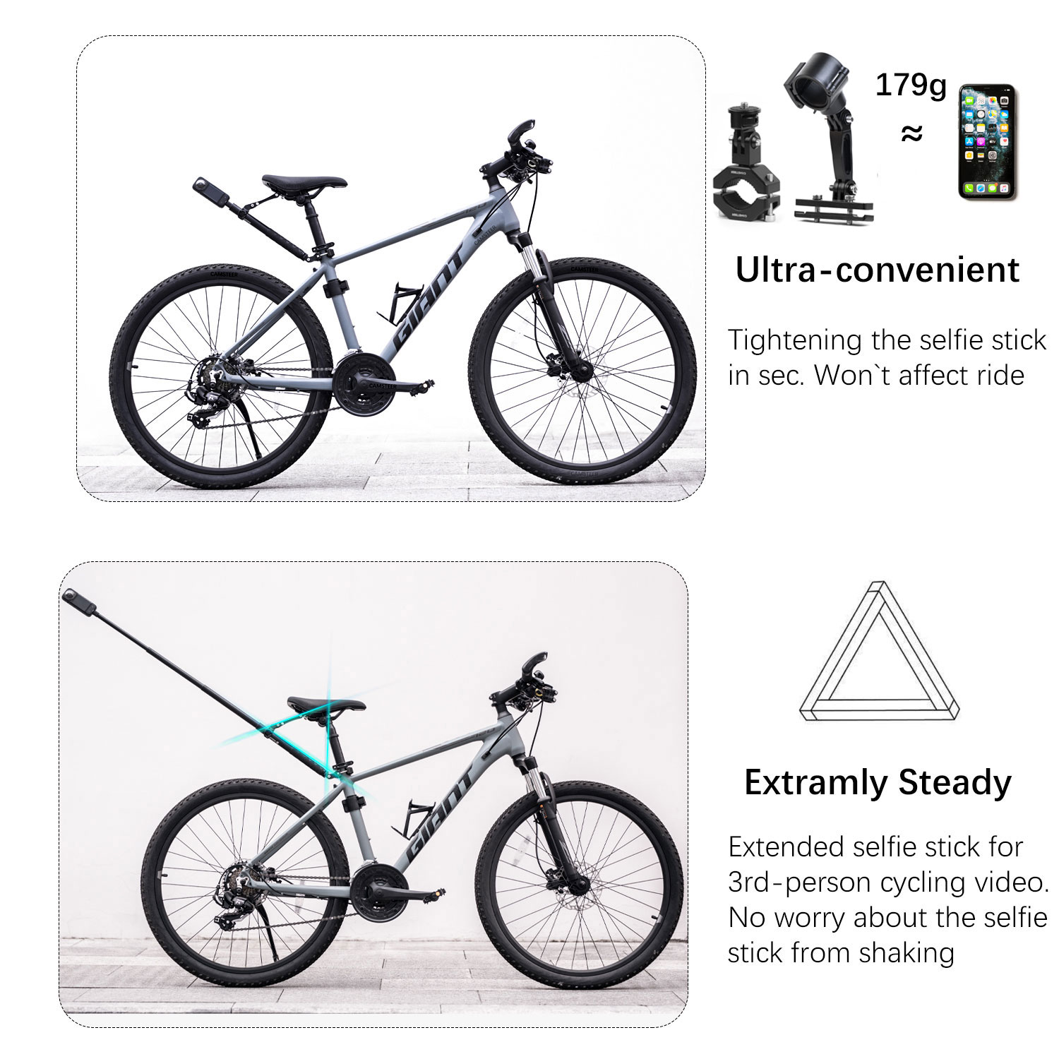 Camsteer Premium Fahrrad-Sitzh – Drone Camera Action Bewertung und Preis