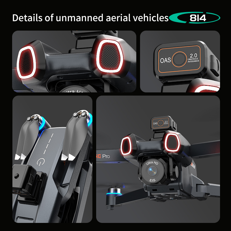 814 Profi-Drohne mit 4K HD-Kam – Drone Camera With Gimbal Bewertung und Preis