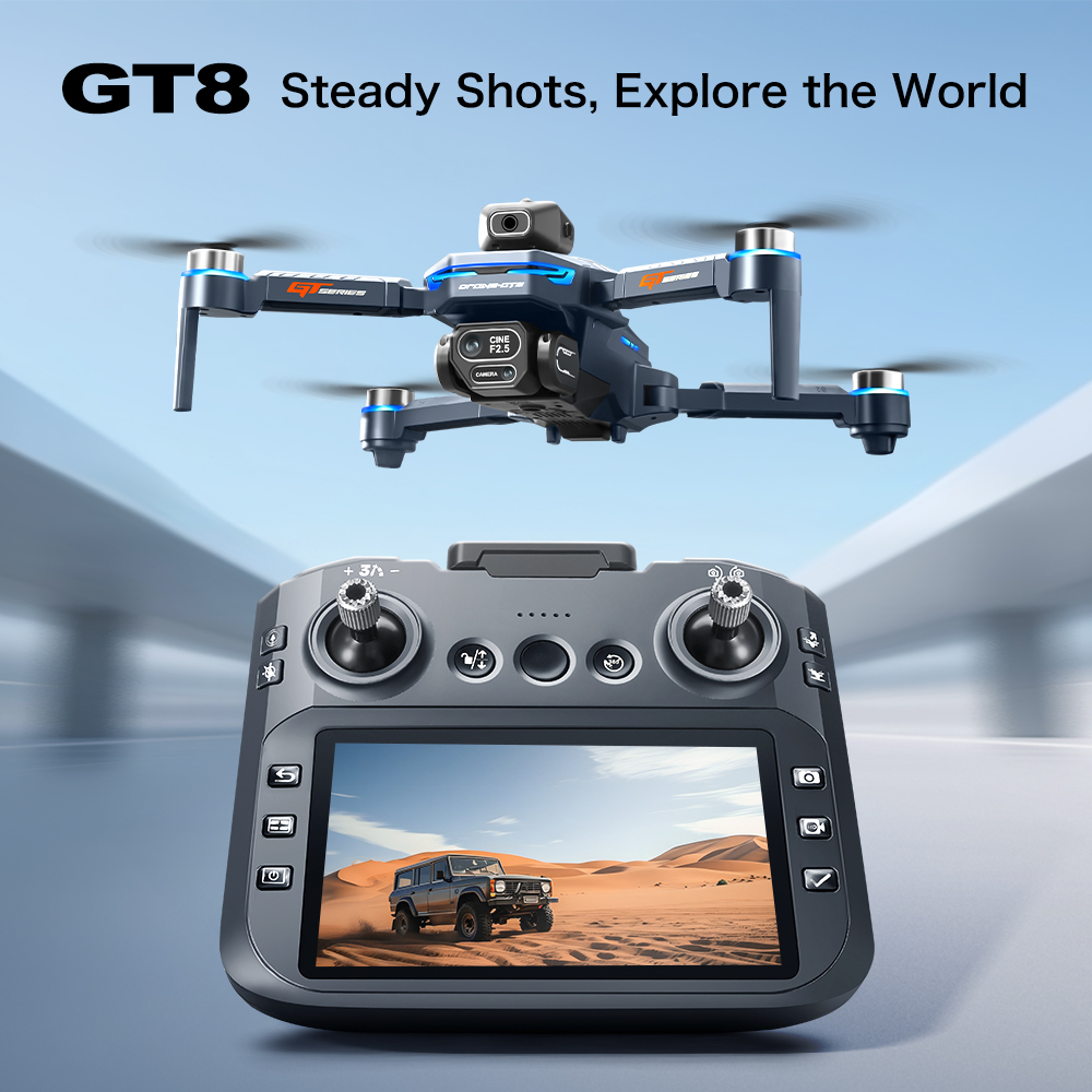 GT8 Hindernisvermeidungs-Luftd – Drone Camera 4K Bewertung und Preis